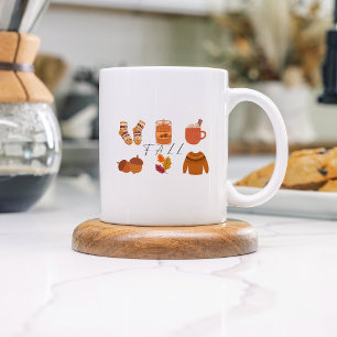 Tasse 2 Couleurs Musique esthétique à thème de chute