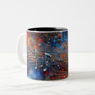 TASSE 2 COULEURS MUSIQUE ET COULEUR