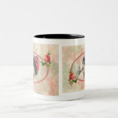 Tasse 2 Couleurs Musique féminine victorienne (Centre)