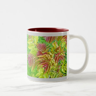 Tasse 2 Couleurs Musique Feuille du Sumac du printemps