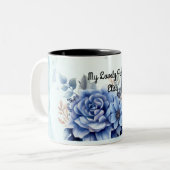 Tasse 2 Couleurs Musique florale (Devant gauche)