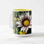 Tasse 2 Couleurs Musique florale (Devant gauche)