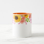Tasse 2 Couleurs Musique florale (Centre)