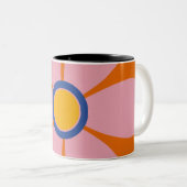 Tasse 2 Couleurs Musique florale (Devant droit)