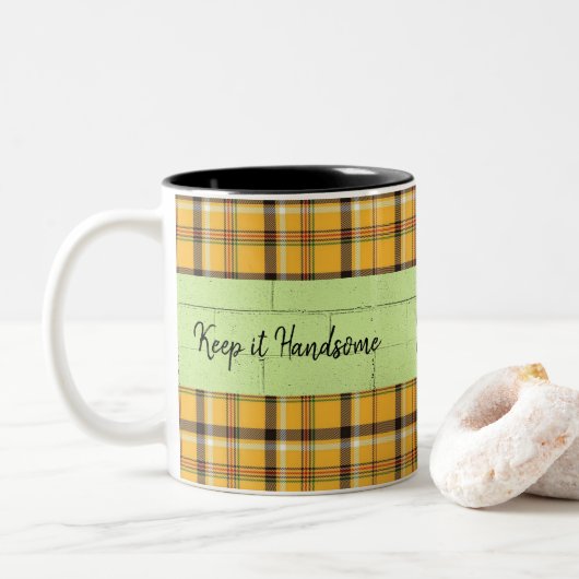 Tasse 2 Couleurs Musique Gardez-le beau (Avec donut)