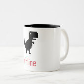 Tasse 2 Couleurs Musique hors ligne (Devant droit)