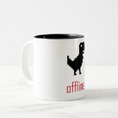 Tasse 2 Couleurs Musique hors ligne (Devant gauche)