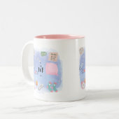 Tasse 2 Couleurs Musique IVF (Devant gauche)
