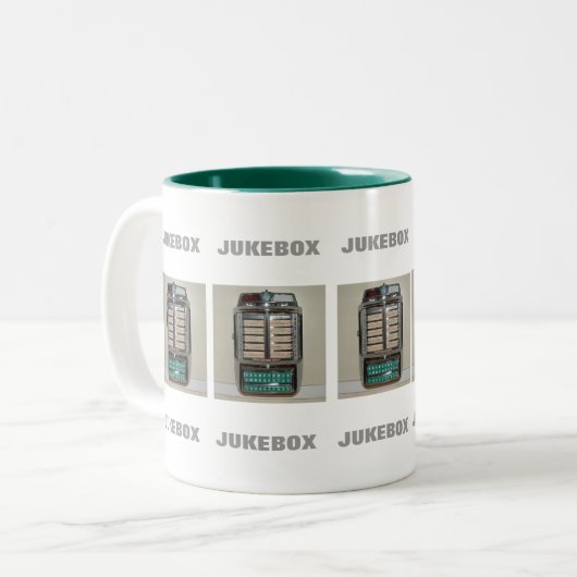 Tasse 2 Couleurs Musique JUKEBOX (Devant gauche)