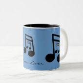 Tasse 2 Couleurs MUSIQUE LOVER Collection (Devant droit)