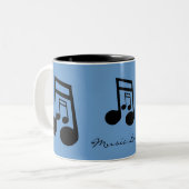 Tasse 2 Couleurs MUSIQUE LOVER Collection (Devant gauche)