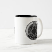 Tasse 2 Couleurs Musique maçonnique (Devant droit)