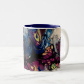 Tasse 2 Couleurs Musique majestic Dragon (Devant droit)