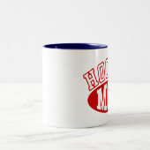 Tasse 2 Couleurs Musique maman de hockey (Centre)