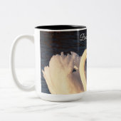 Tasse 2 Couleurs Musique Mariage des cygnes blancs (Gauche)