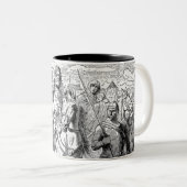 Tasse 2 Couleurs Musique médiévale Knight (Devant droit)