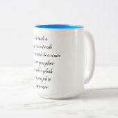 Tasse 2 Couleurs Musique millénaire (Devant droit)