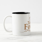 Tasse 2 Couleurs Musique noire (Gauche)