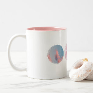 Tasse 2 Couleurs Musique nuageuse esthétique