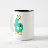 Tasse 2 Couleurs Musique numérotée (Devant gauche)