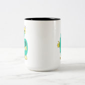 Tasse 2 Couleurs Musique numérotée (Centre)