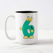 Tasse 2 Couleurs Musique numérotée (Gauche)