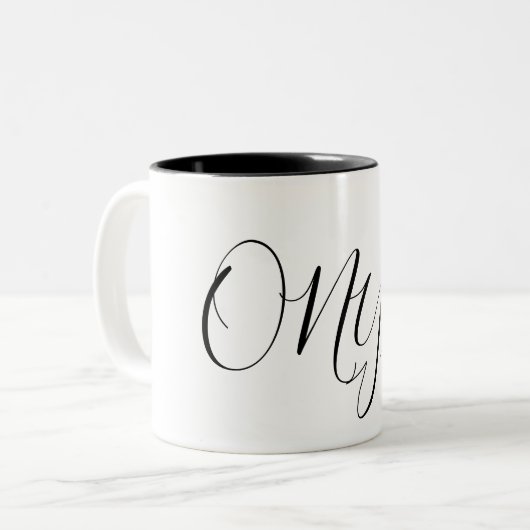 Tasse 2 Couleurs Musique ONYX (Devant gauche)