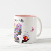 Tasse 2 Couleurs Musique papillon (Devant droit)