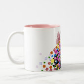 Tasse 2 Couleurs Musique papillon (Gauche)