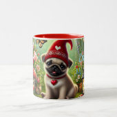 Tasse 2 Couleurs Musique personnalisée (Centre)