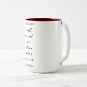 Tasse 2 Couleurs Musique personnalisée (Devant droit)
