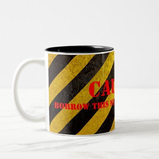 Tasse 2 Couleurs Musique personnalisée radioactive (Gauche)