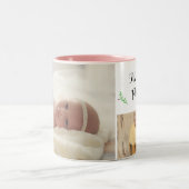 Tasse 2 Couleurs Musique photo d'anniversaire (Centre)