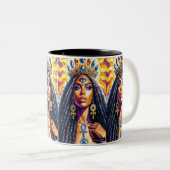 Tasse 2 Couleurs Musique Queen Tarot (Devant droit)