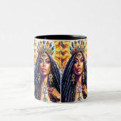 Tasse 2 Couleurs Musique Queen Tarot (Centre)