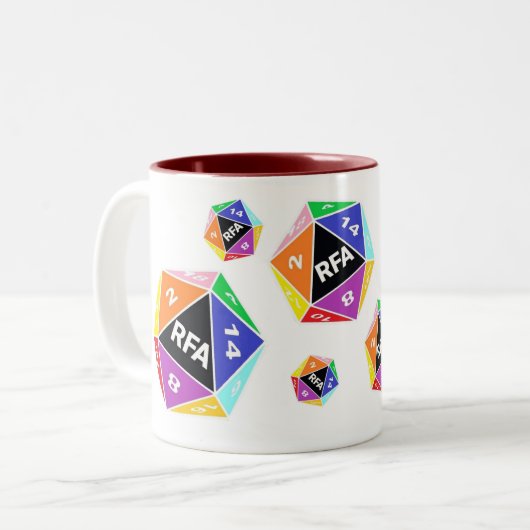 Tasse 2 Couleurs Musique RFA (Devant gauche)