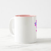 Tasse 2 Couleurs Musique romantique sans espoir (Devant gauche)
