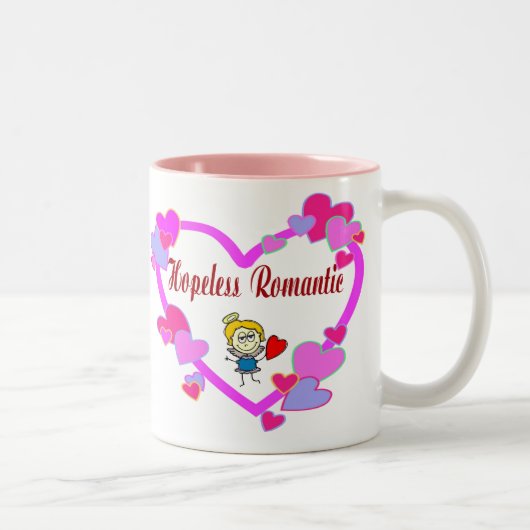 Tasse 2 Couleurs Musique romantique sans espoir (Droit)