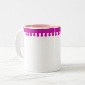 Tasse 2 Couleurs Musique rose (Devant gauche)