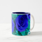 Tasse 2 Couleurs Musique Rose bleue (Devant droit)