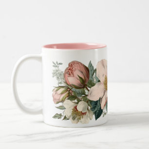 Tasse 2 Couleurs Musique rose vintage