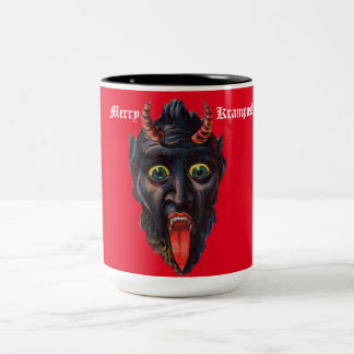 Tasse 2 Couleurs Musique rouge Krampus