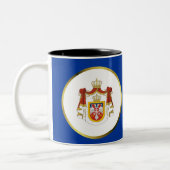 Tasse 2 Couleurs Musique royale serbe (Gauche)