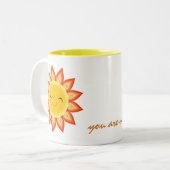 Tasse 2 Couleurs Musique soleil (Devant gauche)