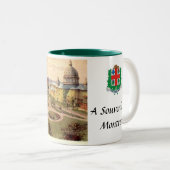 Tasse 2 Couleurs Musique Souvenir de Montréal (Devant droit)