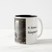 Tasse 2 Couleurs Musique Souvenir de Niagara Falls (Devant droit)