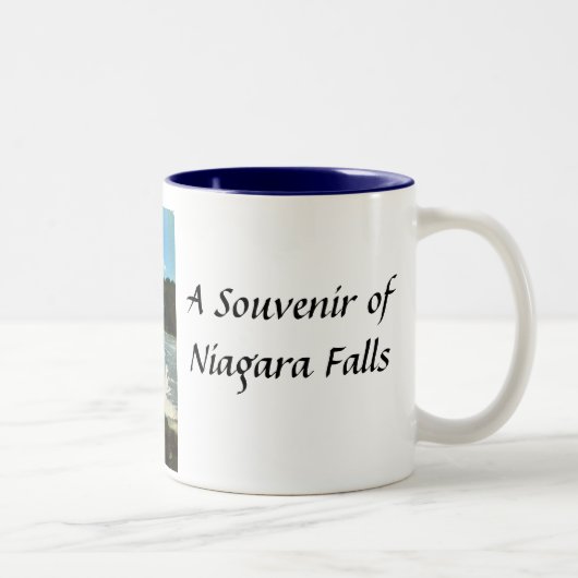 Tasse 2 Couleurs Musique Souvenir de Niagara Falls (Droit)
