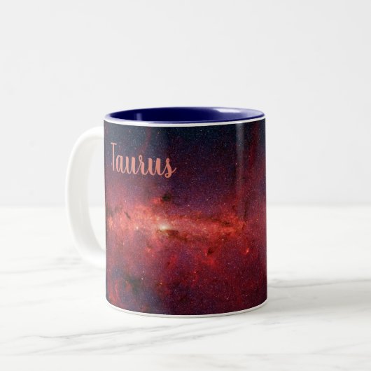 Tasse 2 Couleurs Musique spatiale d'astrologie cool (Devant gauche)