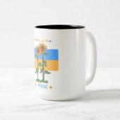 Tasse 2 Couleurs Musique spéciale ukrainienne (Devant droit)