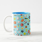 Tasse 2 Couleurs Musique sportive (Gauche)